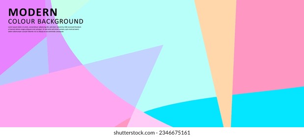 Vector design Abstract colorful geometric and fluid vector background suitable for summer festival, displays, templates and wallpapers