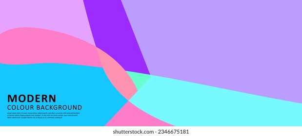 Diseño de vectores Resumen de color geométrico y fondo vectorial fluido adecuado para el festival de verano, pantallas, plantillas y fondos de pantalla