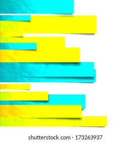 Vector  design. Abstract lines brochure and card