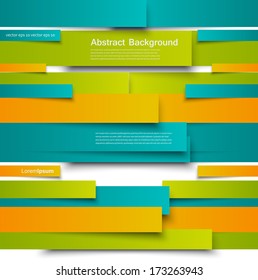 Vector  design. Abstract lines brochure and card