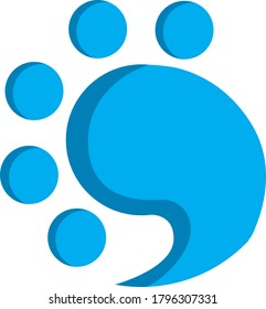 Vector Design of an Abstract Logo with a Circle Theme