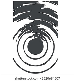 Vector design, abstract pattern drawing