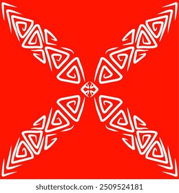 vector design abstract pattern with red color background suitable for wallpaper, cover, motif, decoration, element