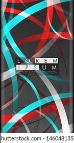 Vector design of abstract vertical backgrounds. Color band wave design. suitable for your design background