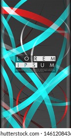 Vector design of abstract vertical backgrounds. Color band wave design. suitable for your design background
