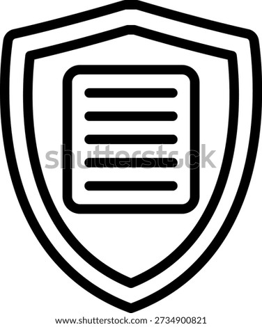 Vector Design Access Safeguard Icon Style