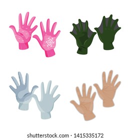 Vector design of accessory and style sign. Collection of accessory and distinctive vector icon for stock.