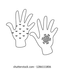 Vector design of accessory and style symbol. Collection of accessory and distinctive stock symbol for web.