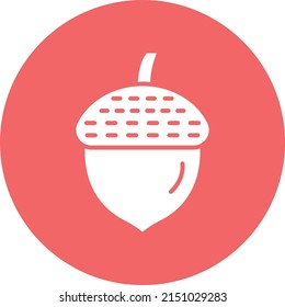 Vektordesign-Acorn-Symbolstil