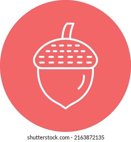 Vector Design Acorn Icon Style