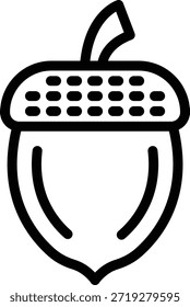 Vector Design Acorn Icon Style