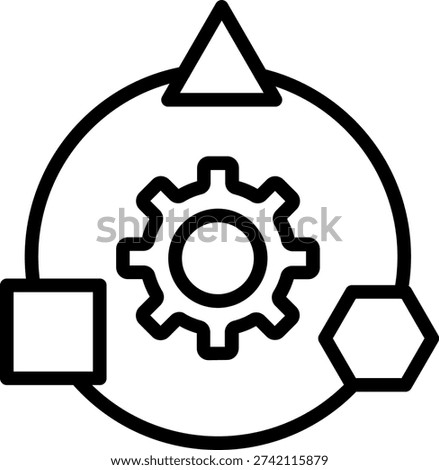 Vector Design Adapt Icon Style
