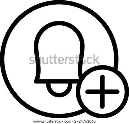 Vector Design Add Alarm Icon Style