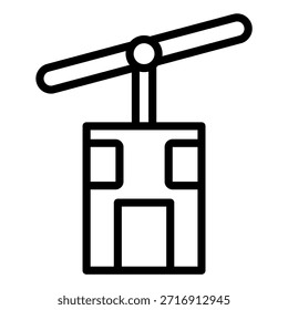 Estilo Aéreas del icono del diseño del Vector