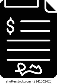 Vector Design Agreement Icon Style