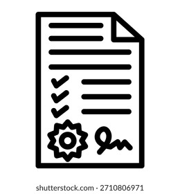 Estilo de Ícone de Acordo de Design de Vetor