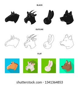 Vector design of agriculture and breeding icon. Collection of agriculture and organic  vector icon for stock.