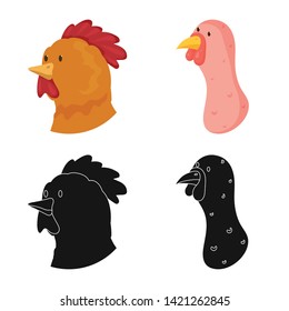 Vector design of agriculture and breeding icon. Set of agriculture and organic  vector icon for stock.