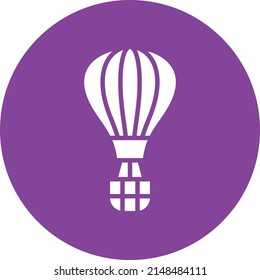 Vector Design Air Ballon Icon Style