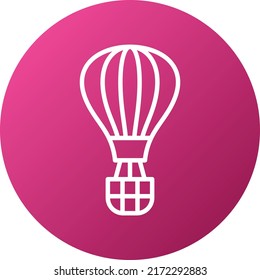 Diseño de vectores Estilo de icono de balón de aire