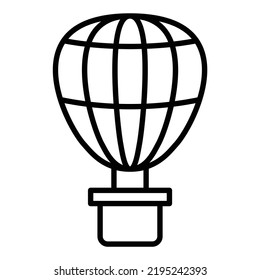 Vector Design Air Balloon Icon Style