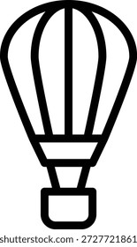 Vector Design Air Balloon Icon Style