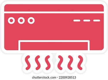 Vector Design Air Conditioner Icon Style