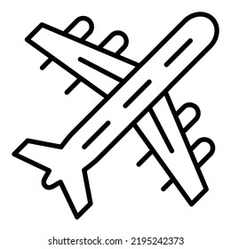 Estilo de icono de la aeronave de diseño de vectores