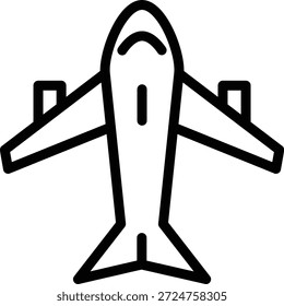 Diseño de Vector Icono de avión Estilo
