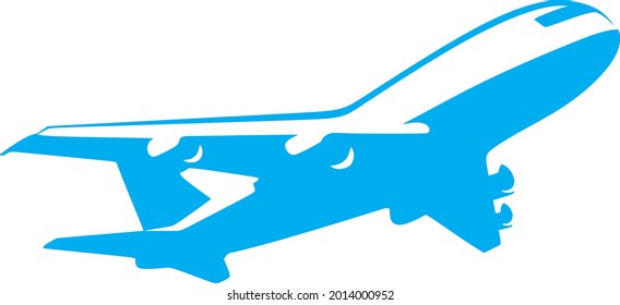 VECTOR DESIGN OF AIRPLANE FLYING 