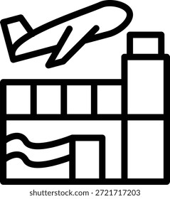 Diseño de Vector Airport Icon Style