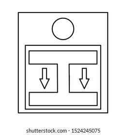Vector design of alarm and emergency icon. Web element of alarm and box vector icon for stock.