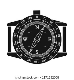 Vector design of alpinism and peak icon. Set of alpinism and camp stock vector illustration.