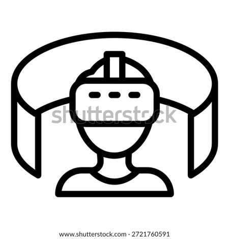 Vector Design Alternate Reality Icon Style
