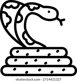 Diseño de Vector Anacoda Icon Style