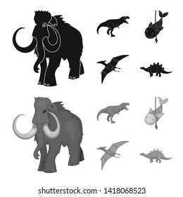 Vector design of animal and character symbol. Collection of animal and ancient  stock symbol for web.