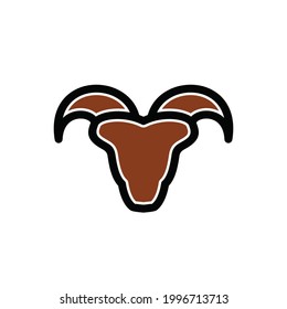 Vector Design Animal Goat . Abstract, emblem, design concept, logo, logotype, element, template.