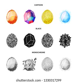 Vector design of animal and prehistoric logo. Collection of animal and cute  stock vector illustration.