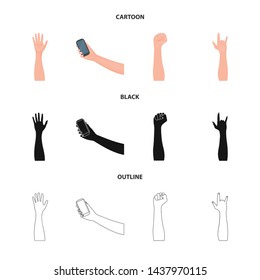 Vector design of and animated sign. Collection of and brachioplasty stock symbol for web.