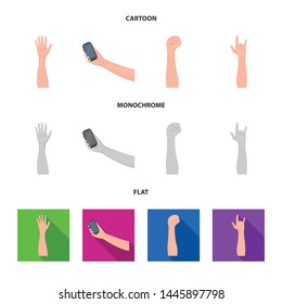 Vector design of and animated symbol. Collection of and brachioplasty stock symbol for web.