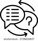 Vector Design Answering Icon Style