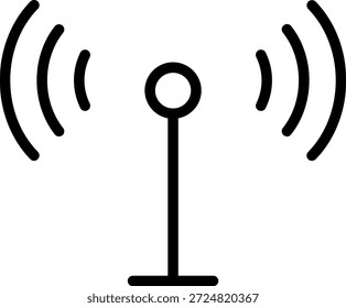 Estilo de ícone da antena de design de vetor