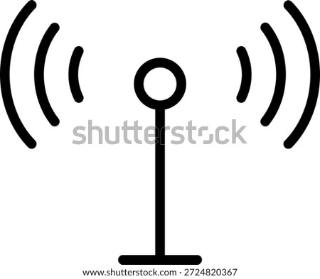 Vector Design Antenna Icon Style