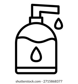 Vektordesign Antiseptische Symbolstil