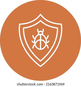 Estilo del icono Antivirus de diseño del vector