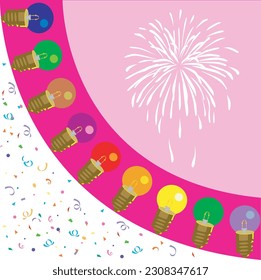 Vector design or any partycelebration design concept. 