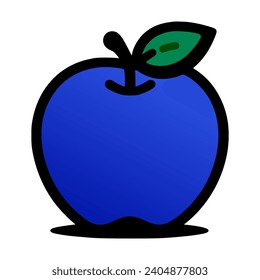 Vector design of an apple 