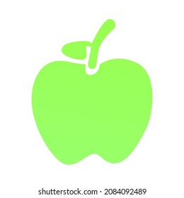 vector design, apple shape illustration