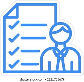 Estilo de icono de evaluación de diseño de vectores