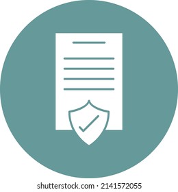 Diseño de vectores Aprobar estilo de iconos